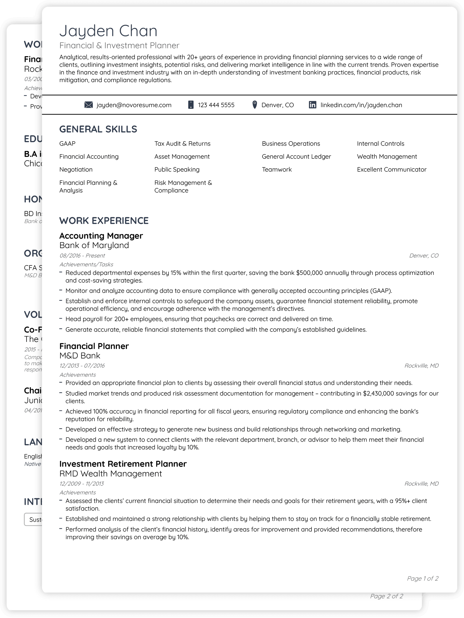 Basic CV Template