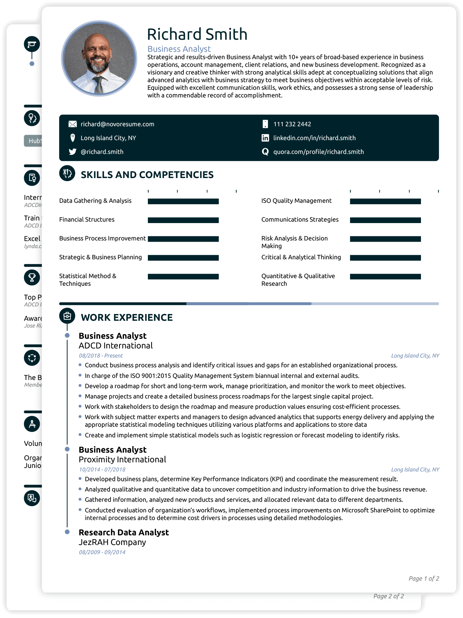 Skill-Based CV Template
